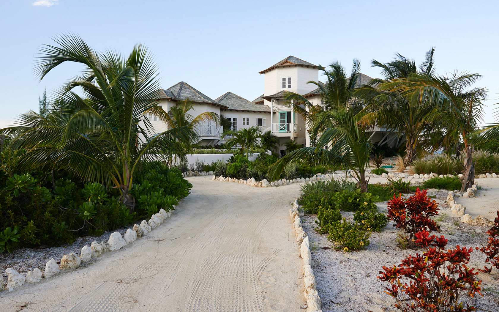entrance and facade of Kamalame Bay, Bahamas
