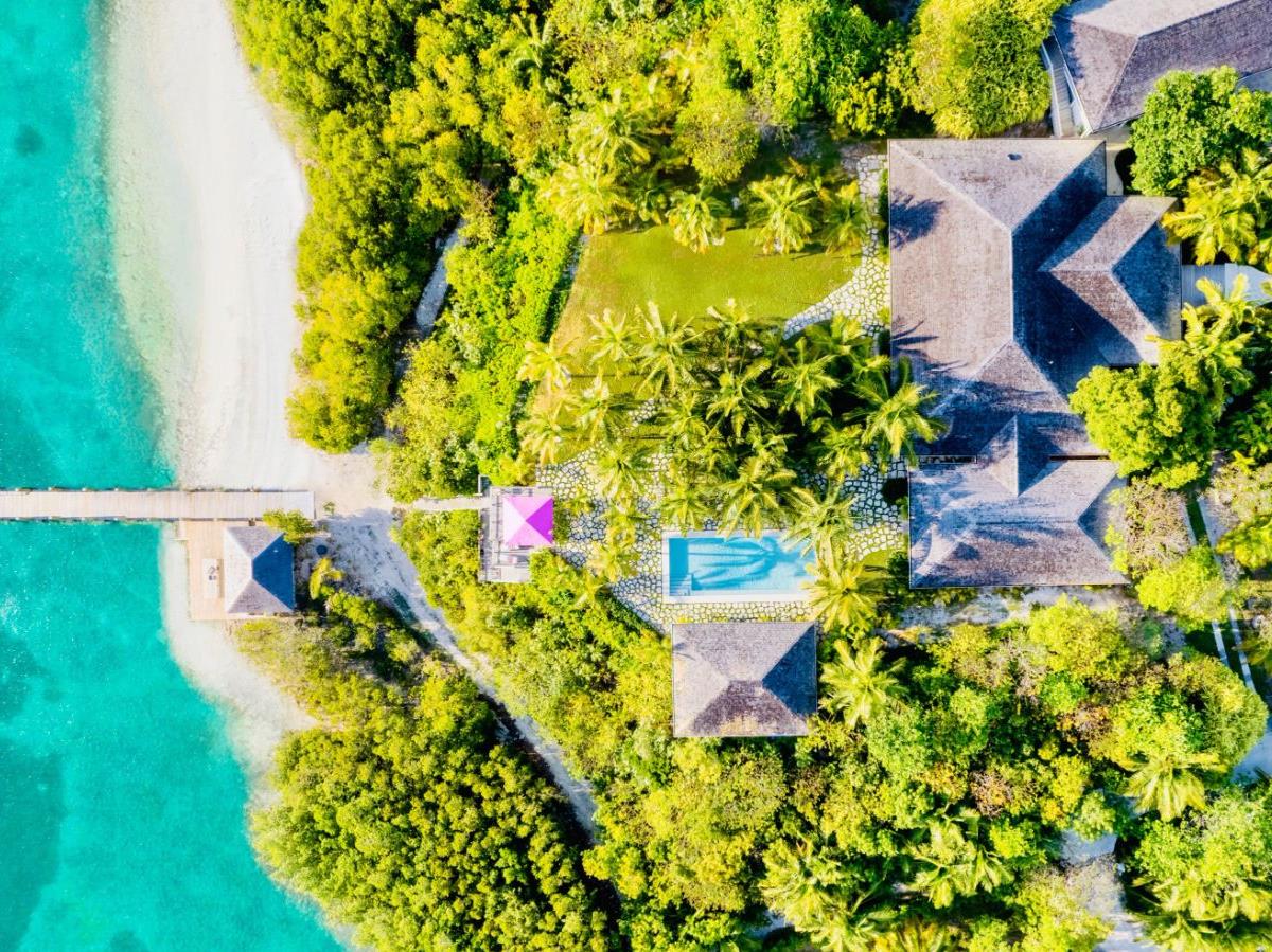 Aerial View of Beacon Hill Estate in the Bahamas