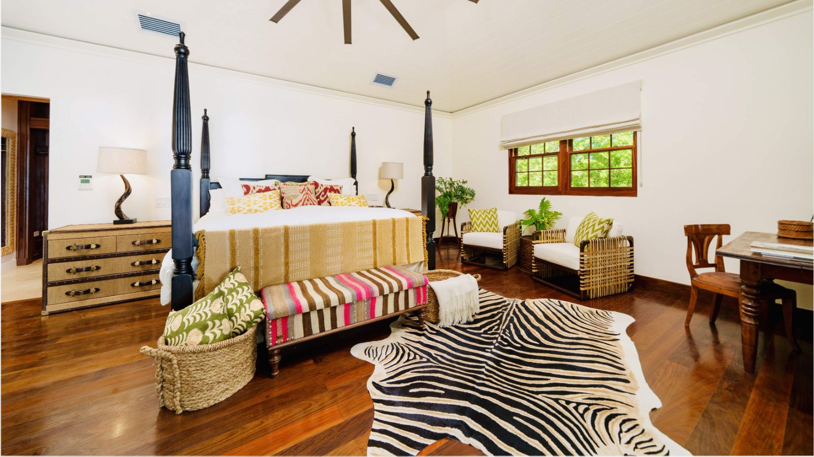 Bedroom 2 at Beacon Hill Estate in the Bahamas