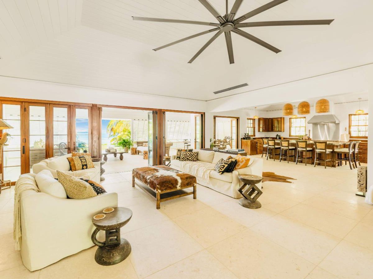 Living Room at Beacon Hill Estate in the Bahamas