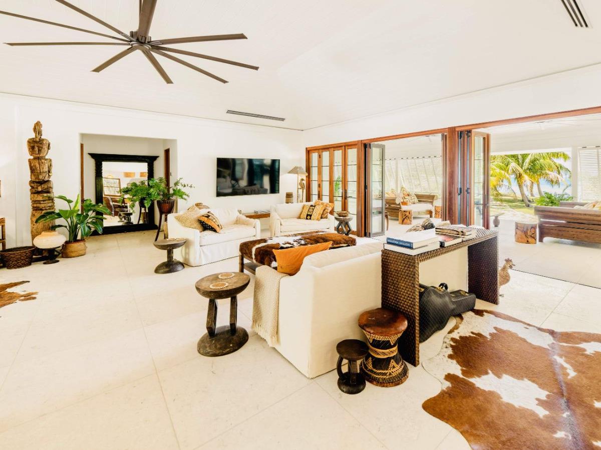 Living Room at Beacon Hill Estate in the Bahamas
