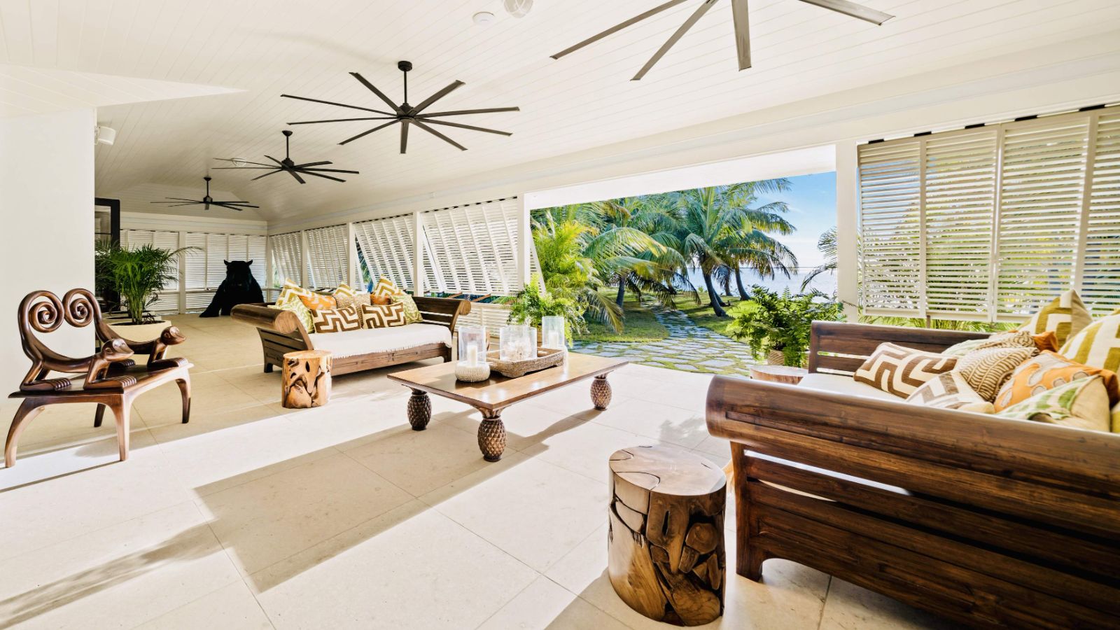 Sitting Room at Beacon Hill Estate in the Bahamas