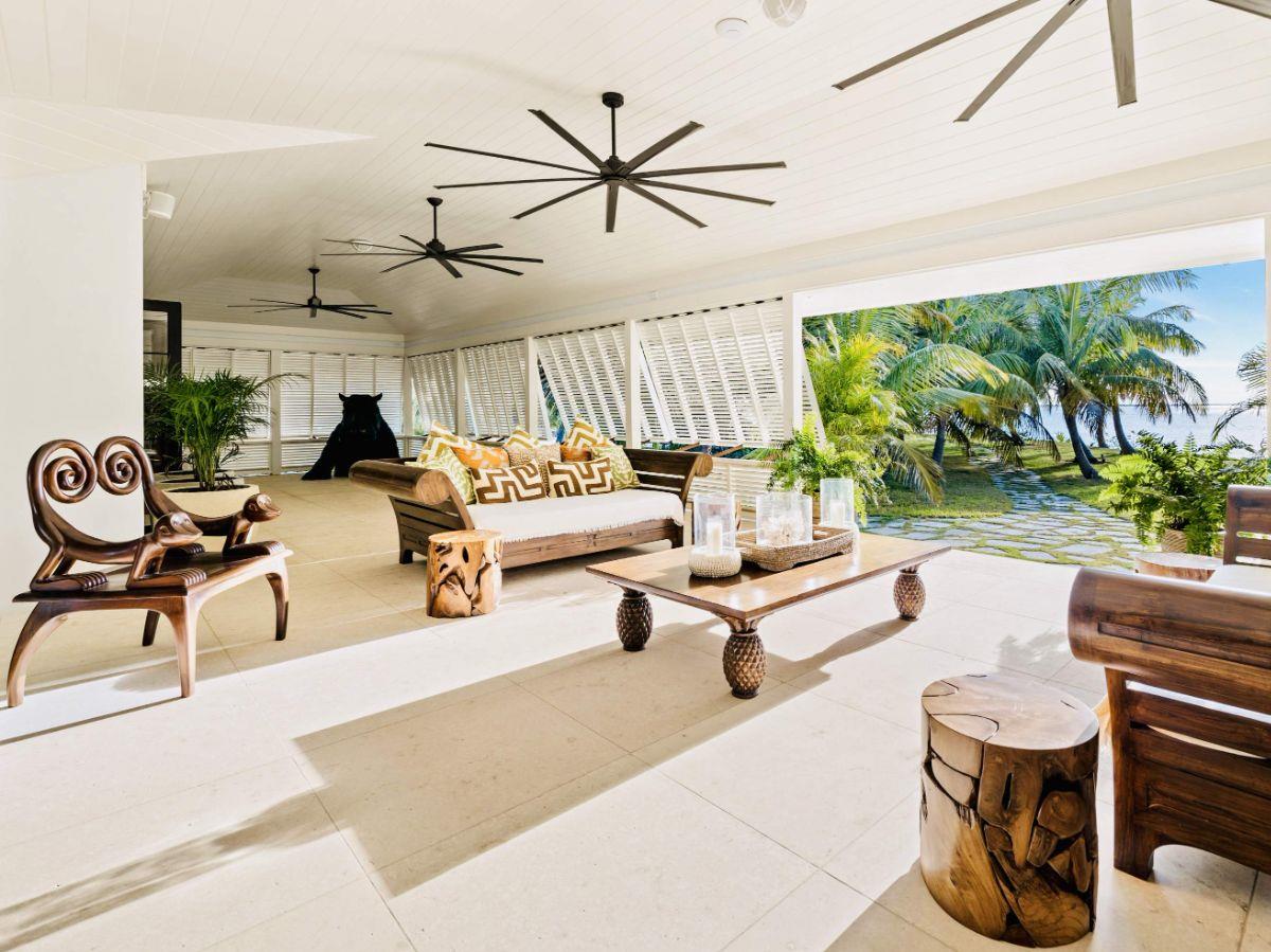 Sitting Room at Beacon Hill Estate in the Bahamas