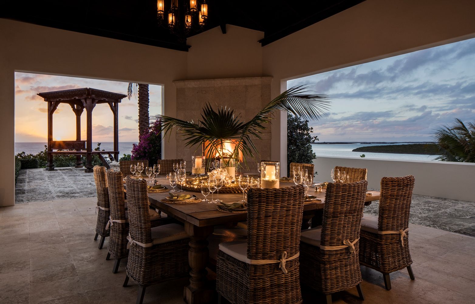 Dining at Over Yonder Cay Villa