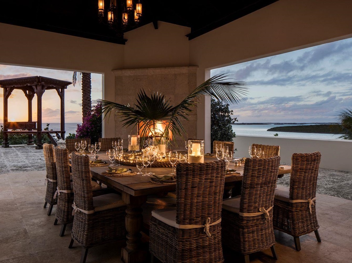 Dining at Over Yonder Cay Villa