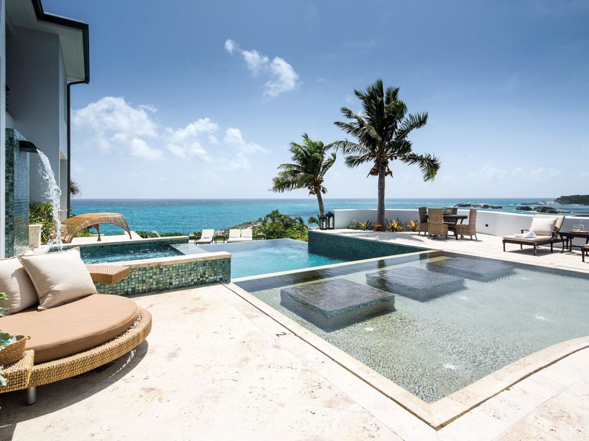The private pool at Over Yonder Cay