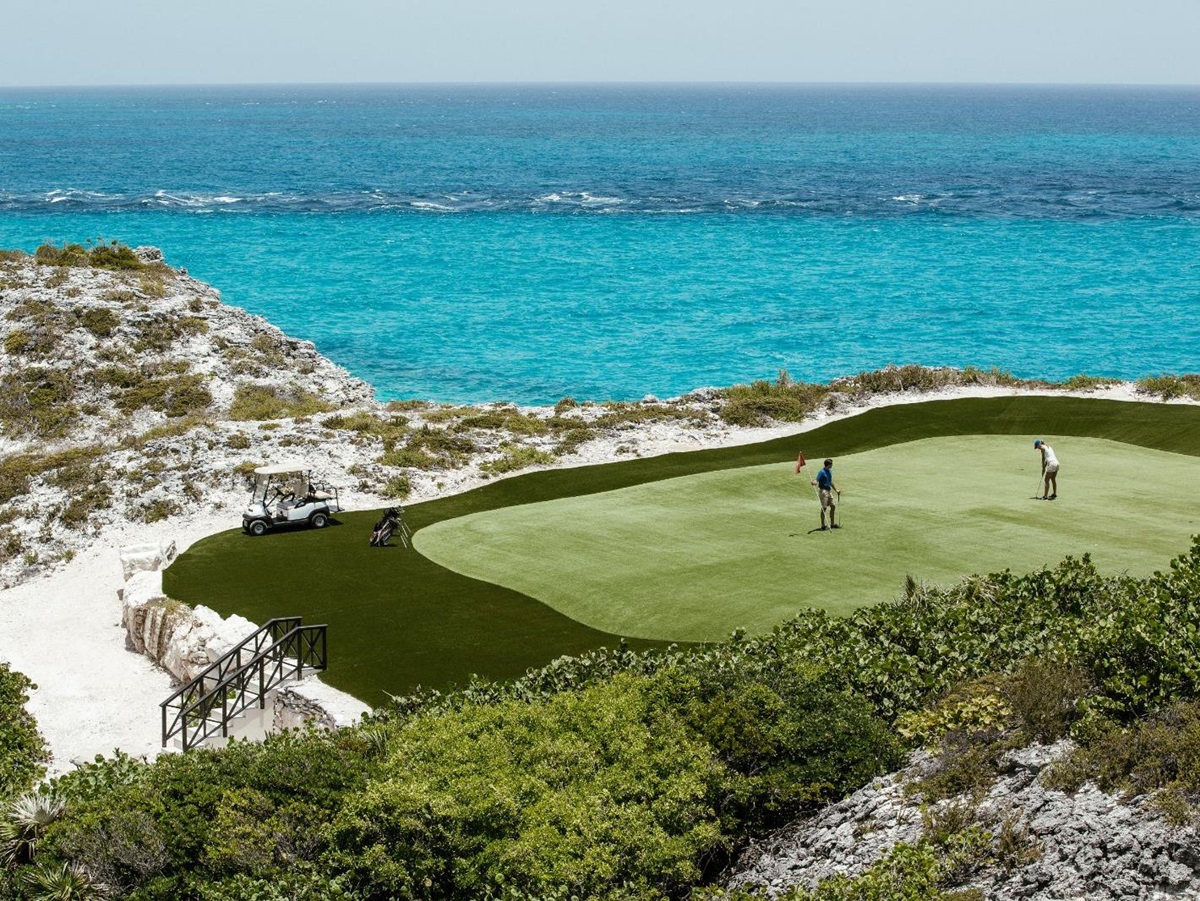 Golf at Over Yonder Cay in the Bahamas