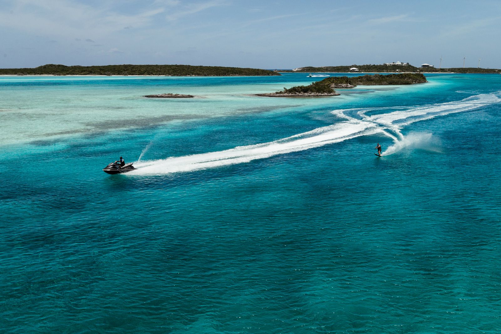 Water Sports at Over Yonder Cay in the Bahamas