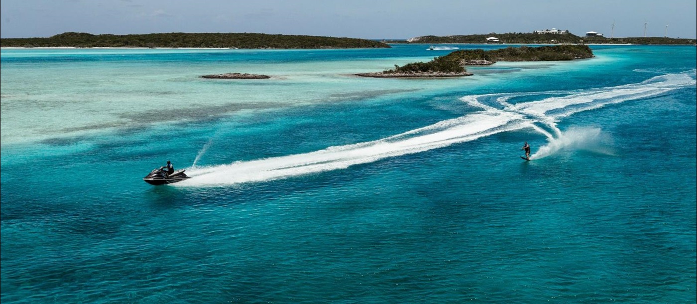 Water Sports at Over Yonder Cay in the Bahamas
