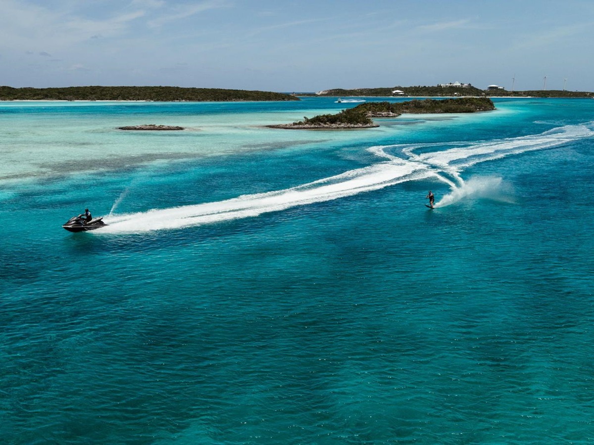 Water Sports at Over Yonder Cay in the Bahamas