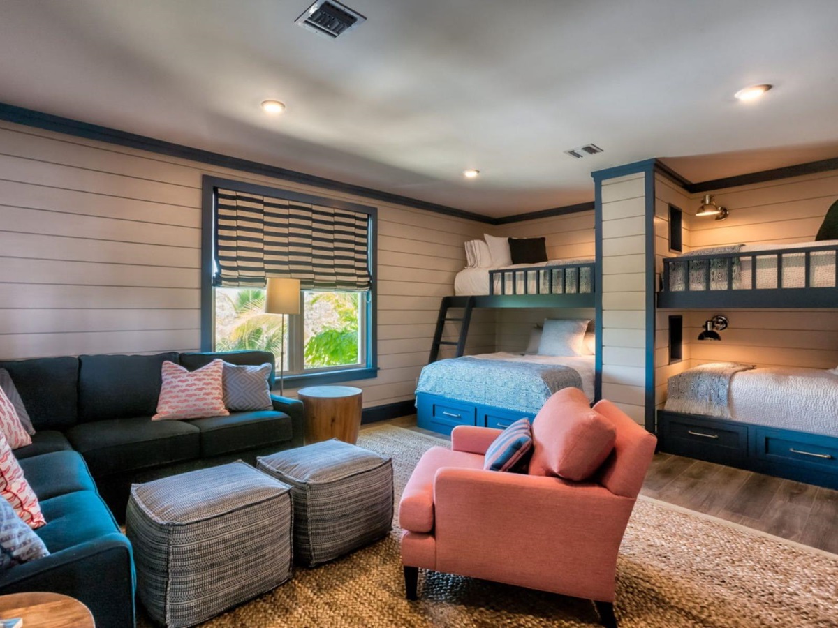 Bunk Room at Sea Oats, Elbow Cay in the Bahamas
