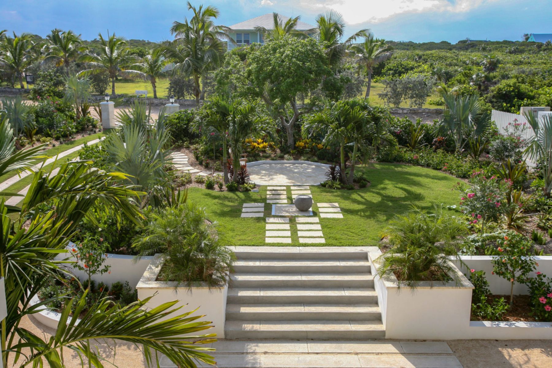 Gardens at Sea Oats, Elbow Cay in the Bahamas