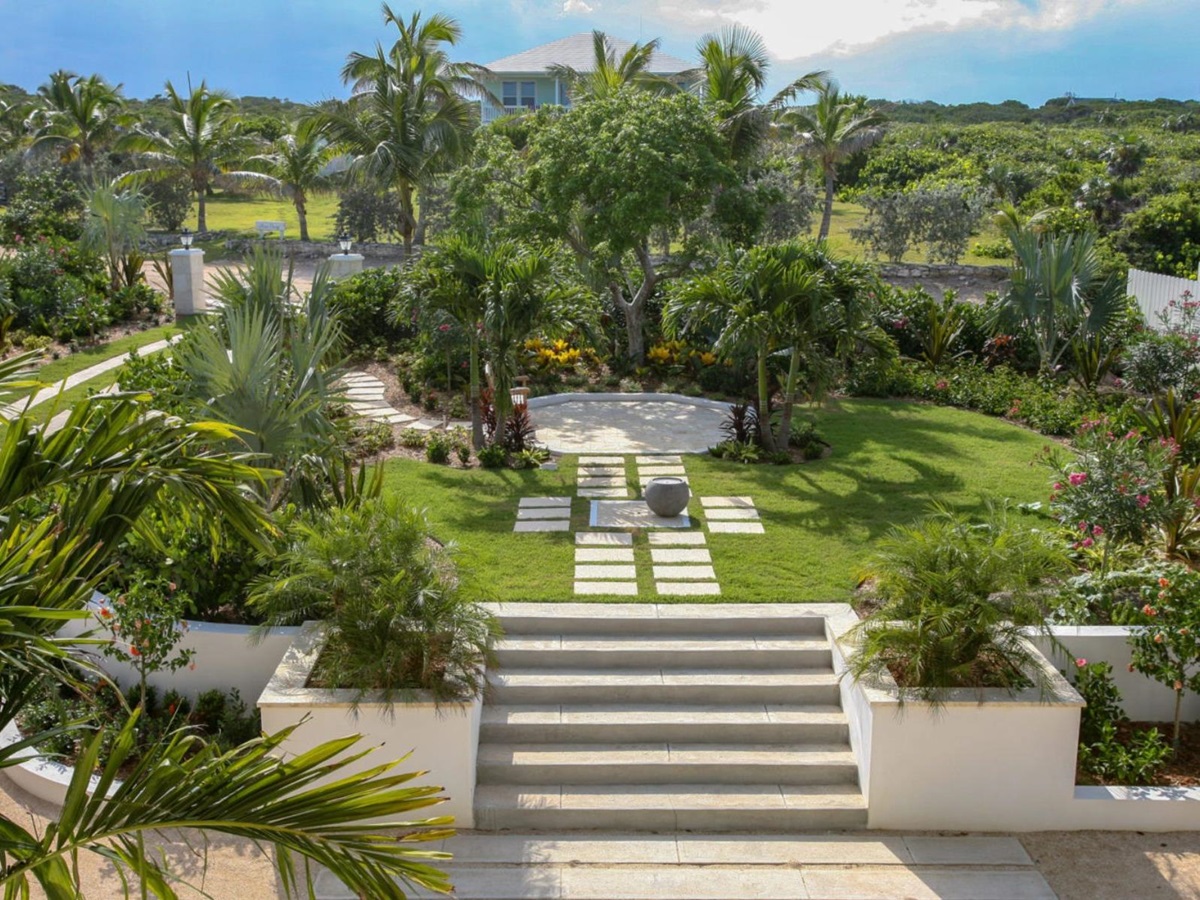 Gardens at Sea Oats, Elbow Cay in the Bahamas