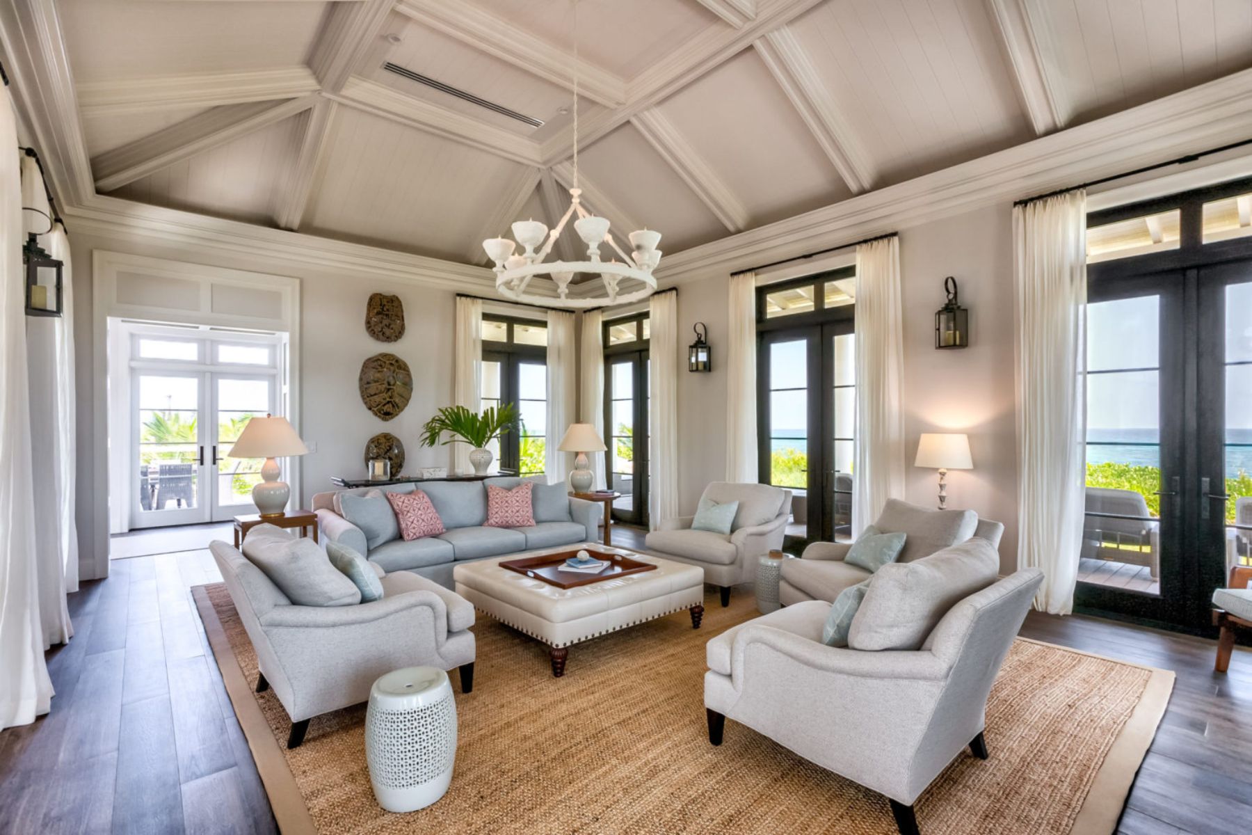Living Room at Sea Oats, Elbow Cay in the Bahamas