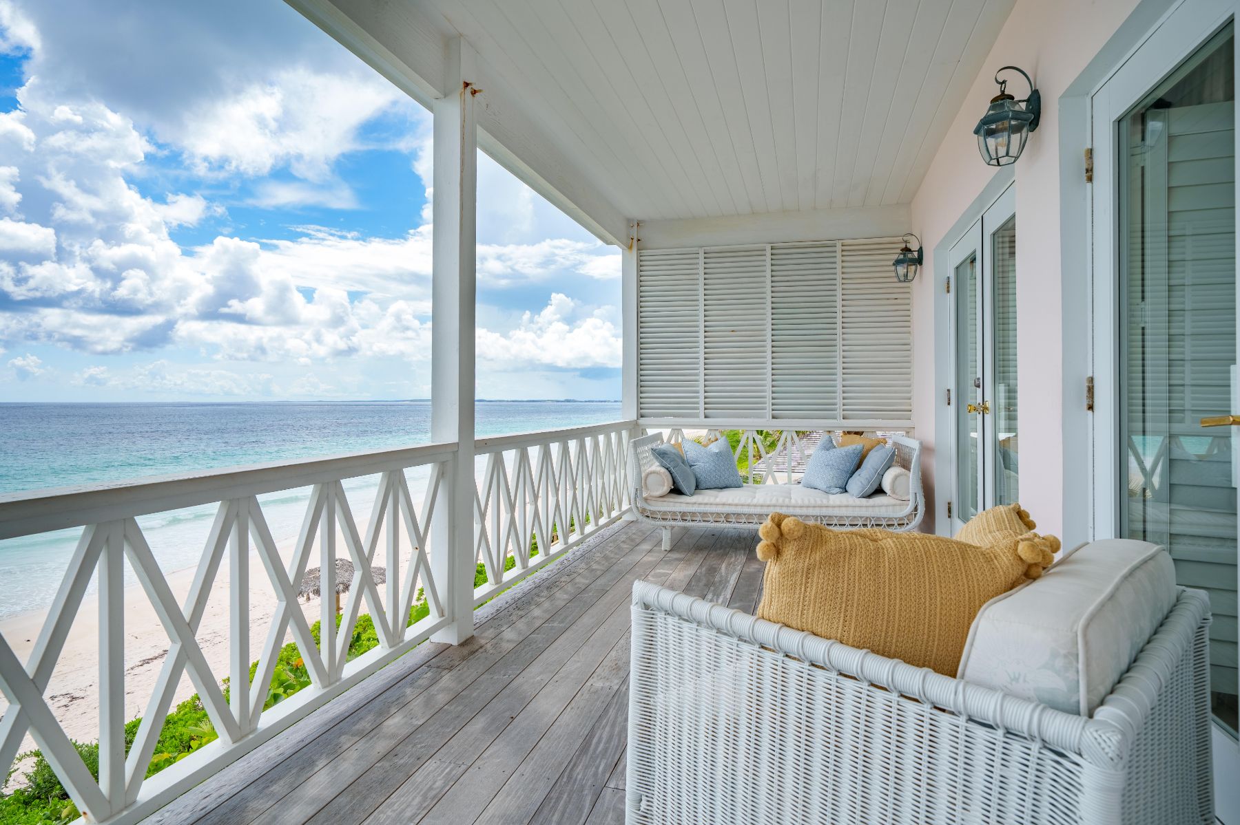Master Bedroom Balcony at Sea Siren in the Bahamas