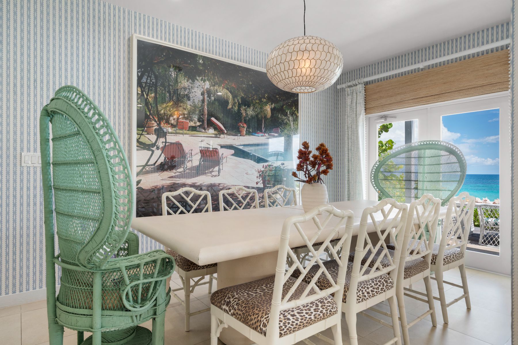 Dining Room at Sea Siren in the Bahamas