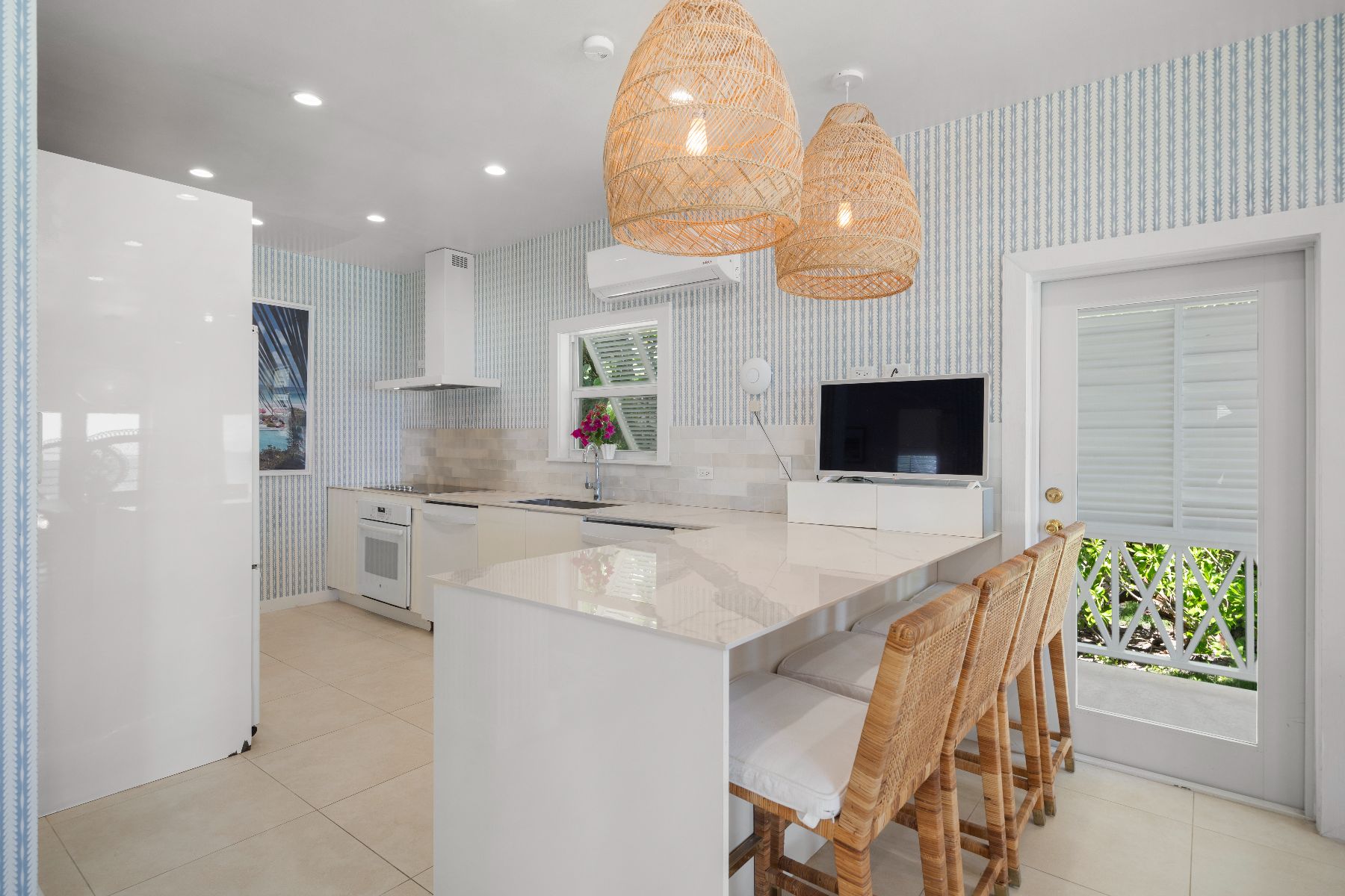 Kitchen at Sea Siren in the Bahamas