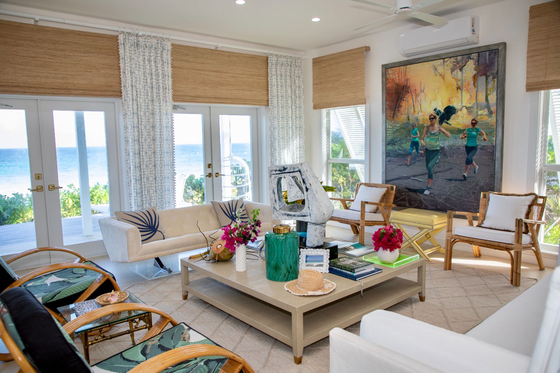 Living Room at Sea Siren in the Bahamas