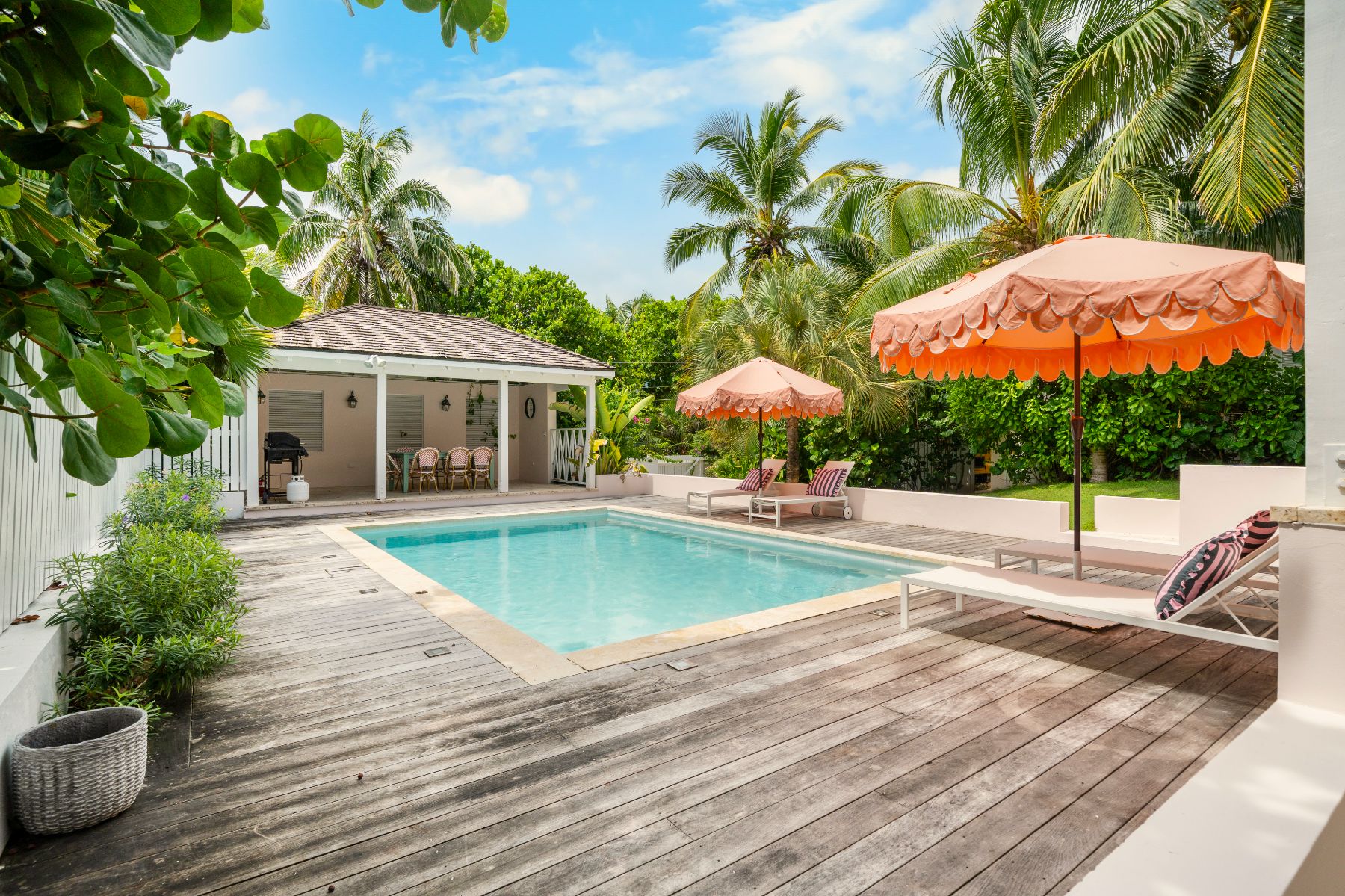 Swimming Pool at Sea Siren in the Bahamas