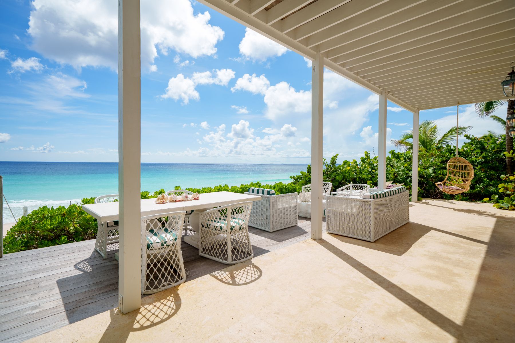 Terrace View from Sea Siren in the Bahamas