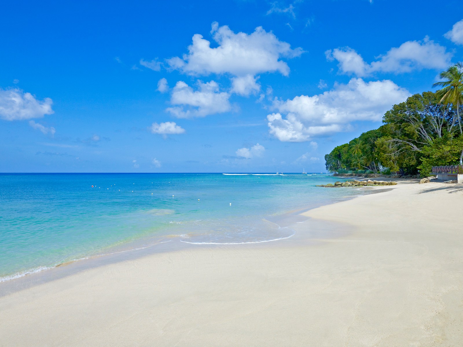 the beach near Sandpiper, Barbados