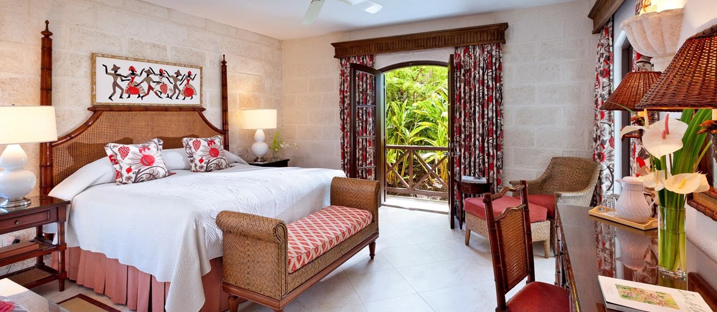 A double bedroom in Sandpiper, Barbados