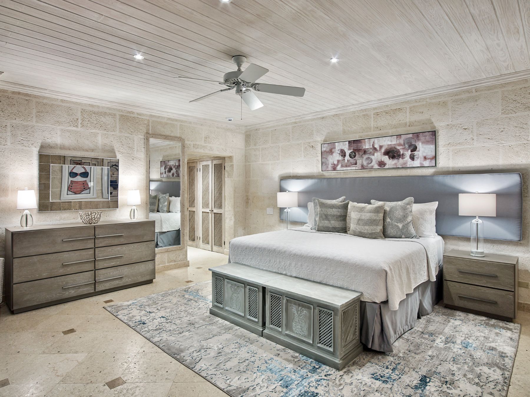 Bedroom at Bachelor Hall in Barbados