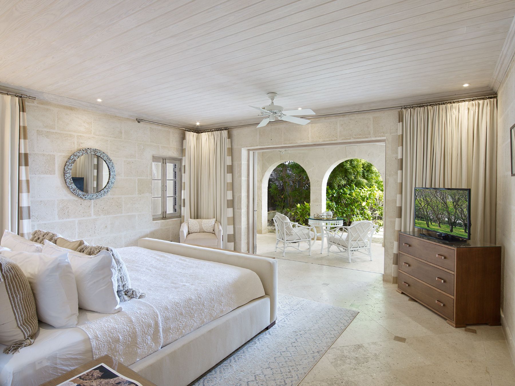 Bedroom at Bachelor Hall in Barbados