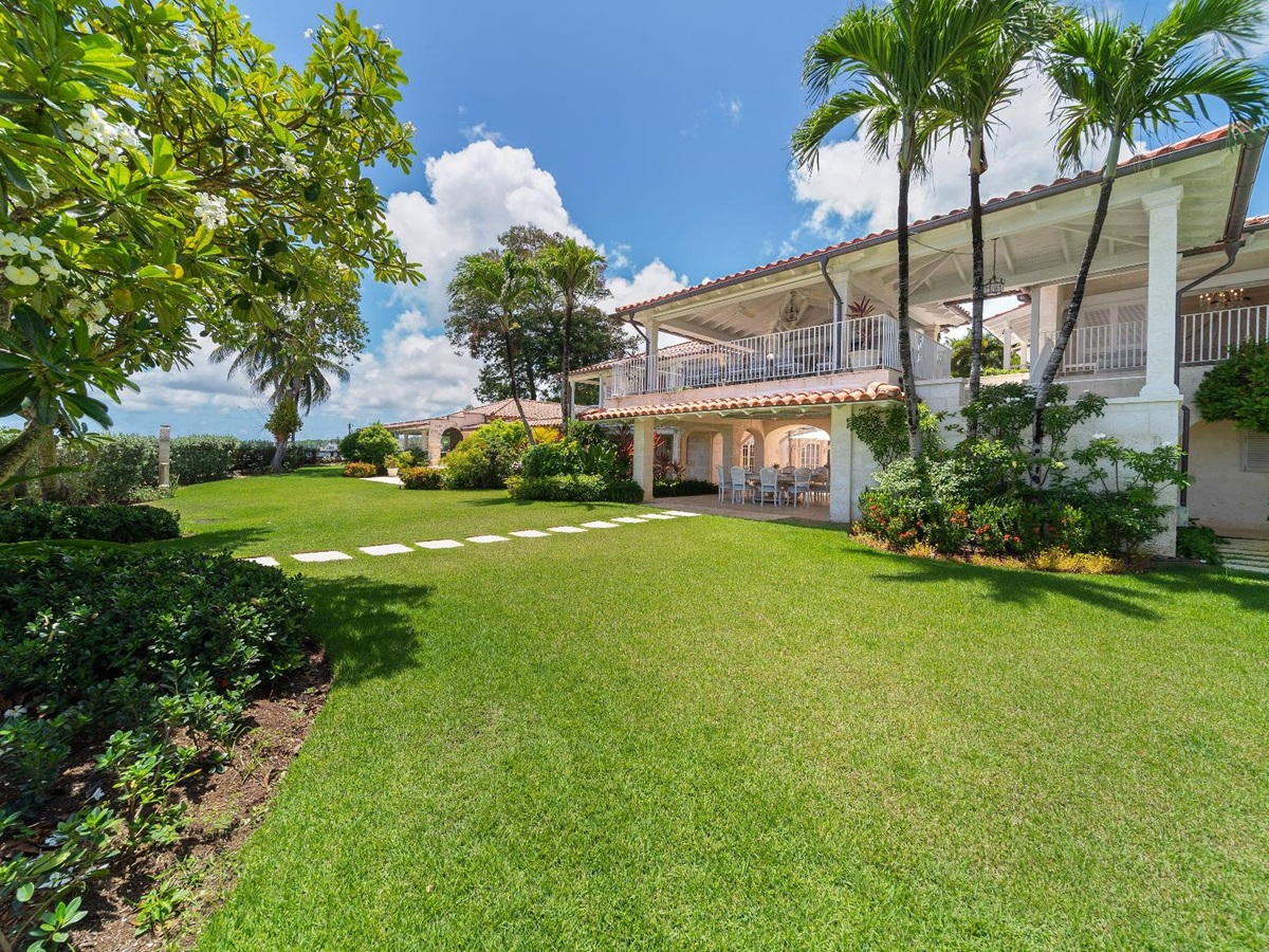 Garden at Bachelor Hall in Barbados