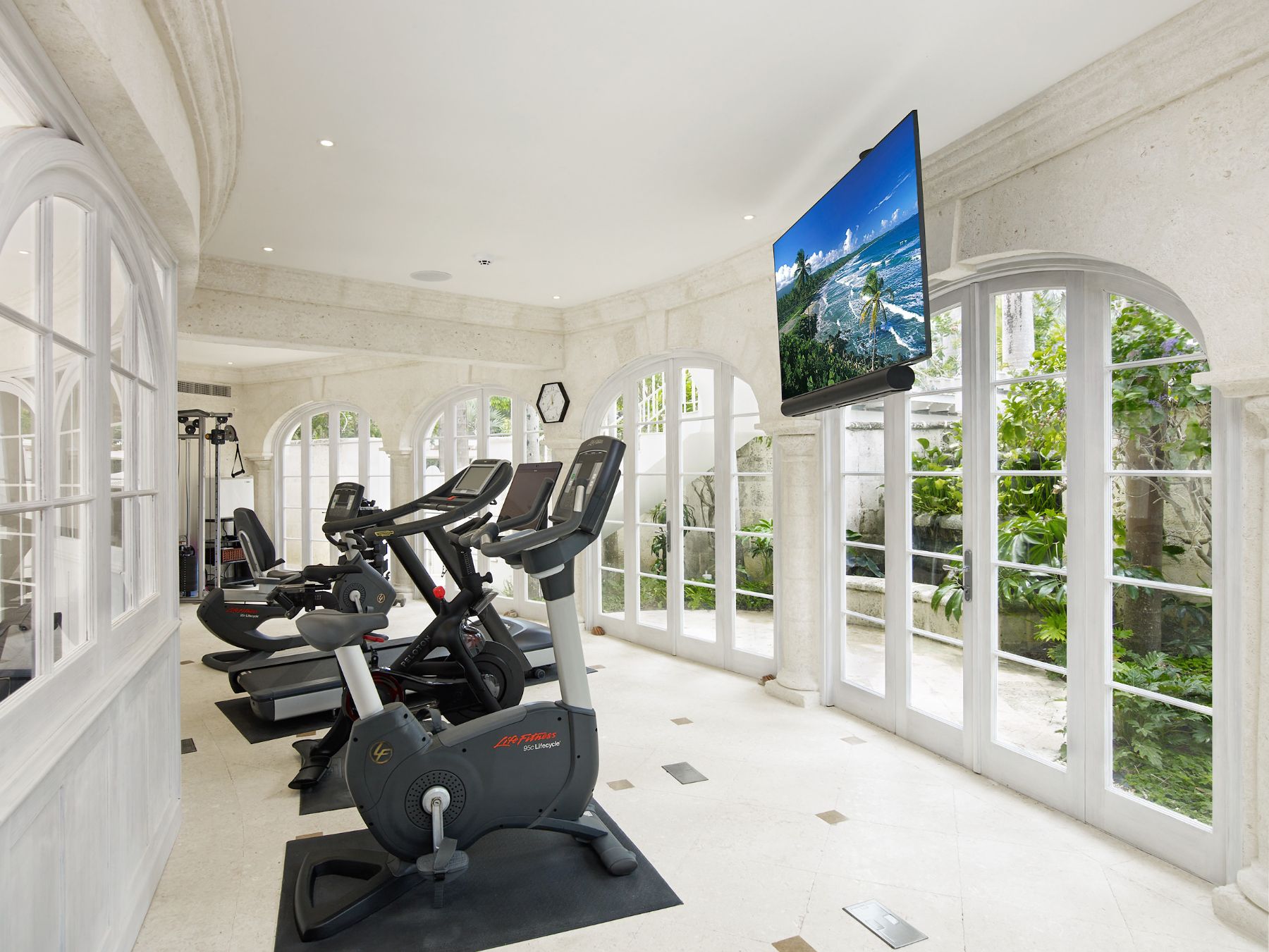 Gym at Bachelor Hall in Barbados