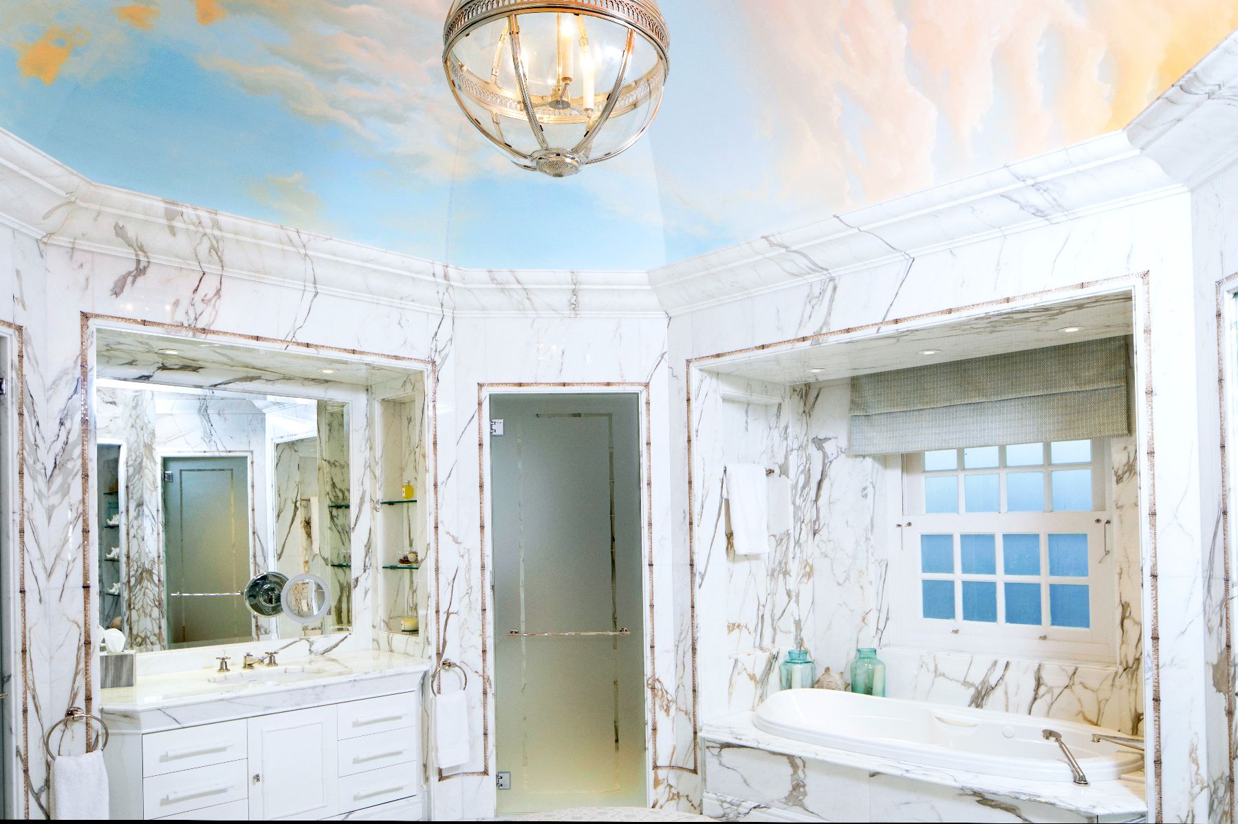 Master bathroom at Bachelor Hall in Barbados