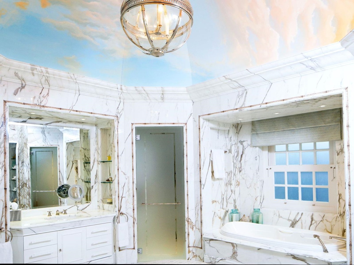 Master bathroom at Bachelor Hall in Barbados