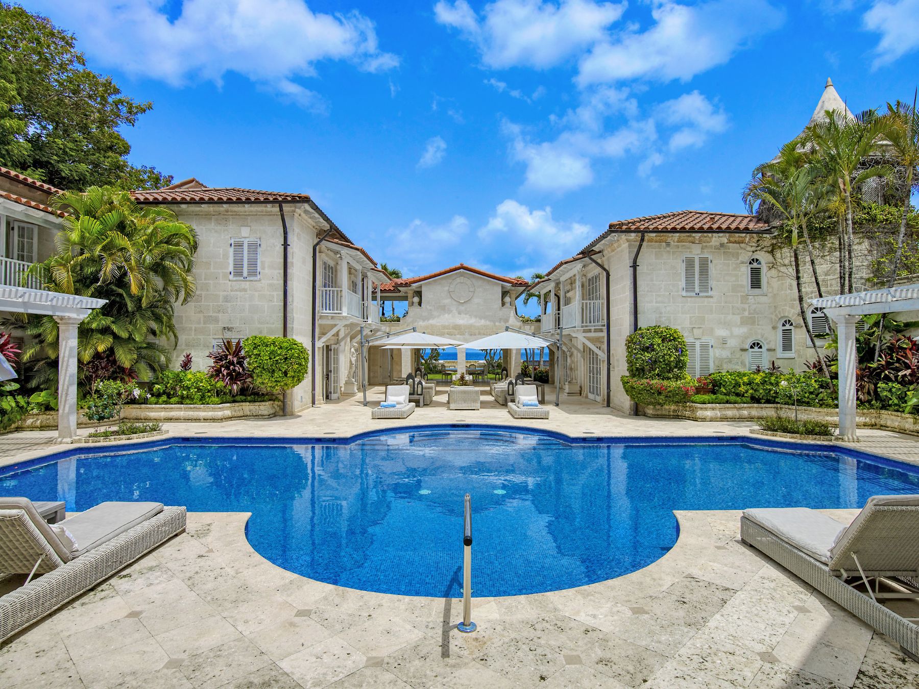Pool at Bachelor Hall in Barbados