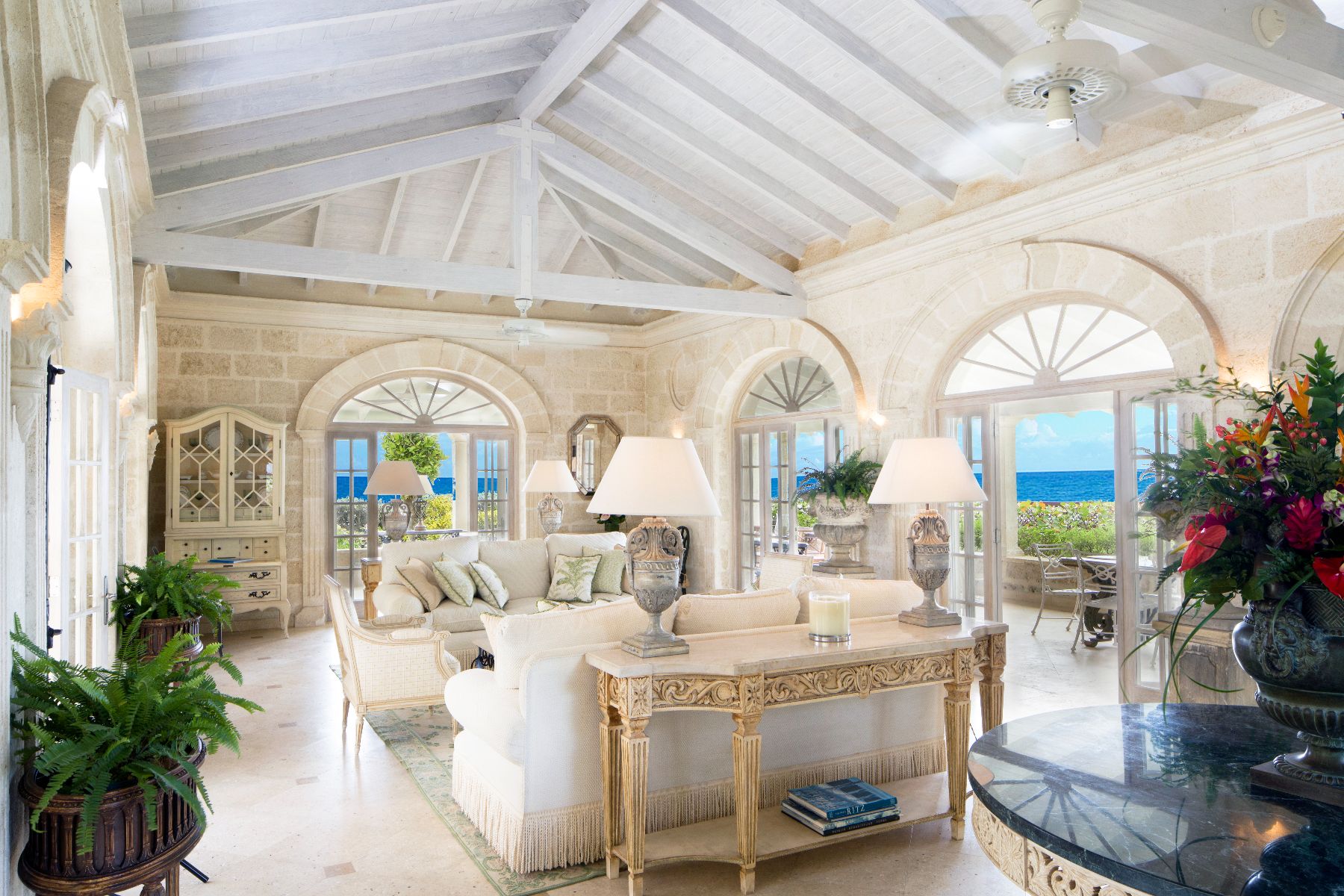 Sitting room at Bachelor Hall in Barbados