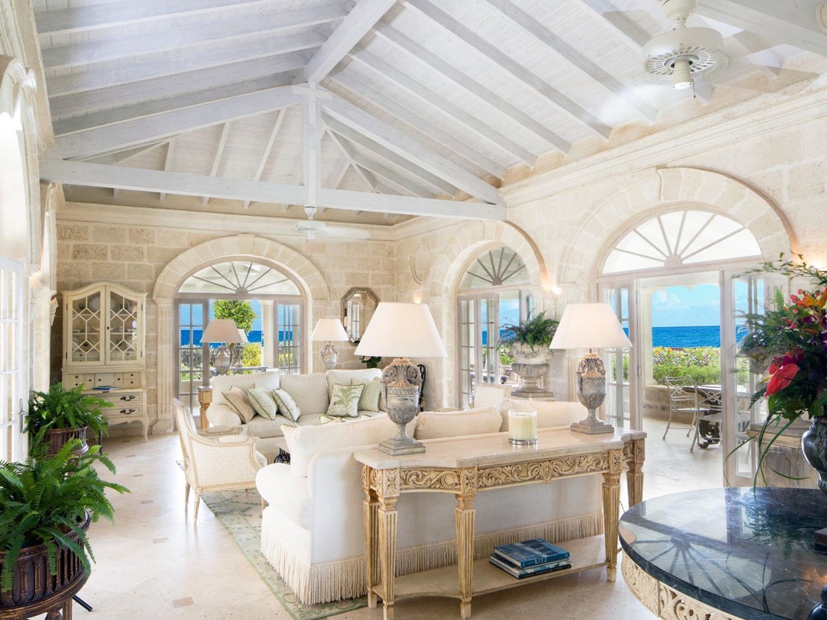 Sitting room at Bachelor Hall in Barbados
