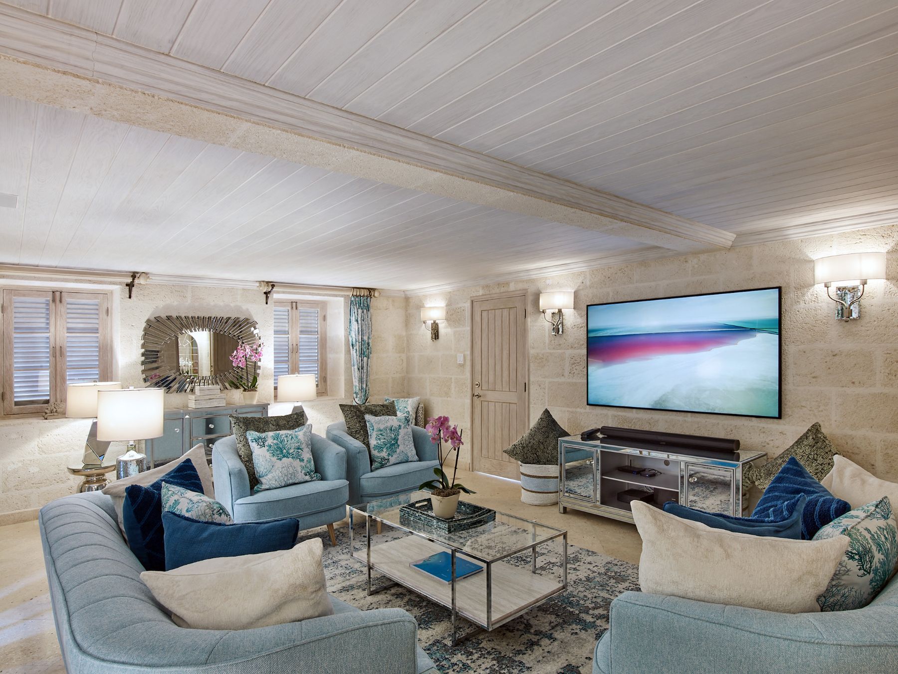 Sitting room at Bachelor Hall in Barbados