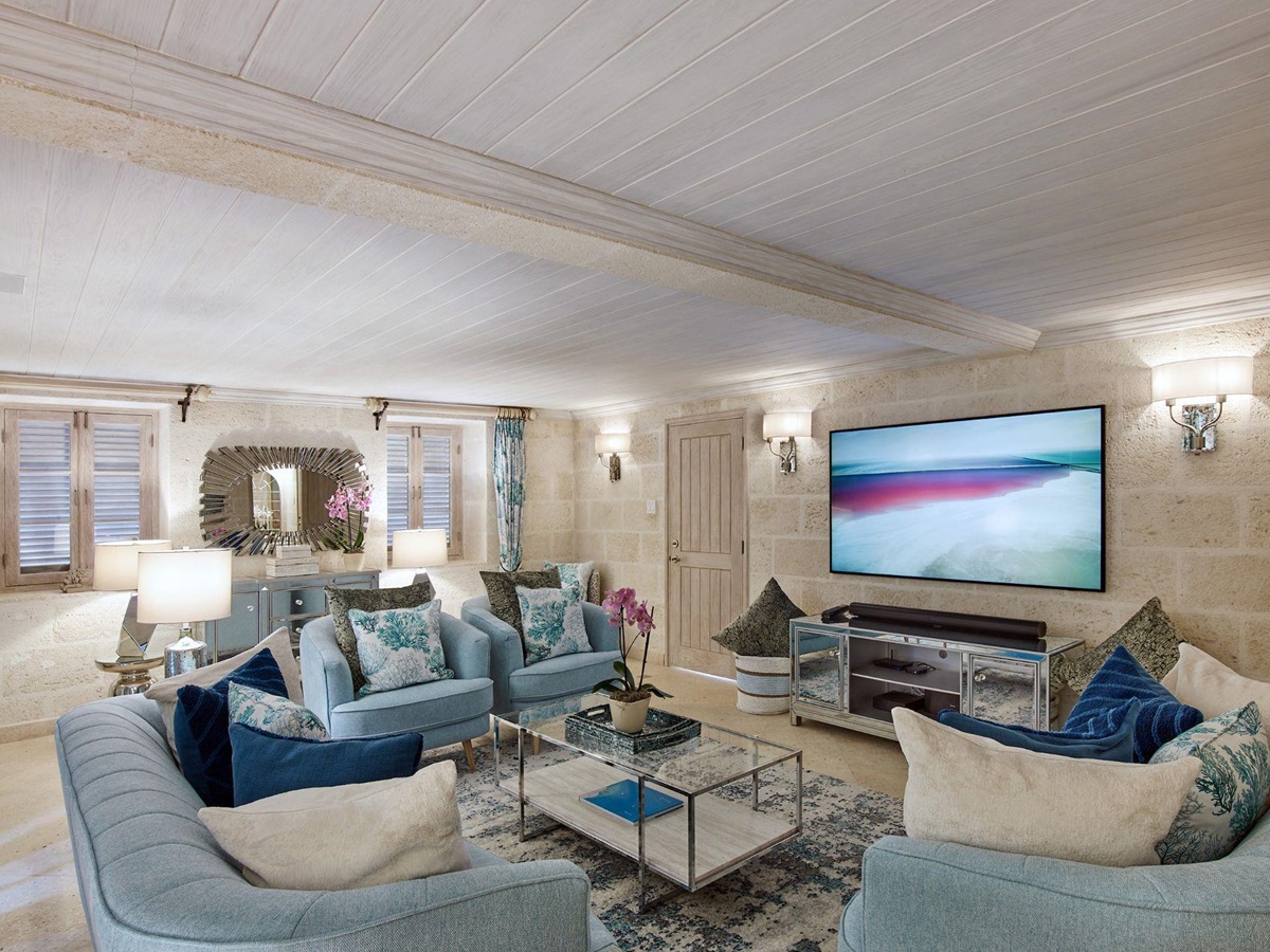 Sitting room at Bachelor Hall in Barbados