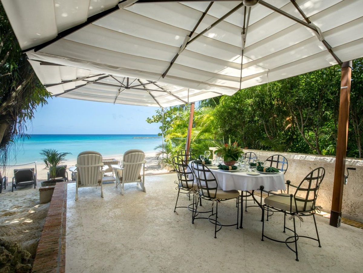 Beach Gazebo for Bluff House in Barbados