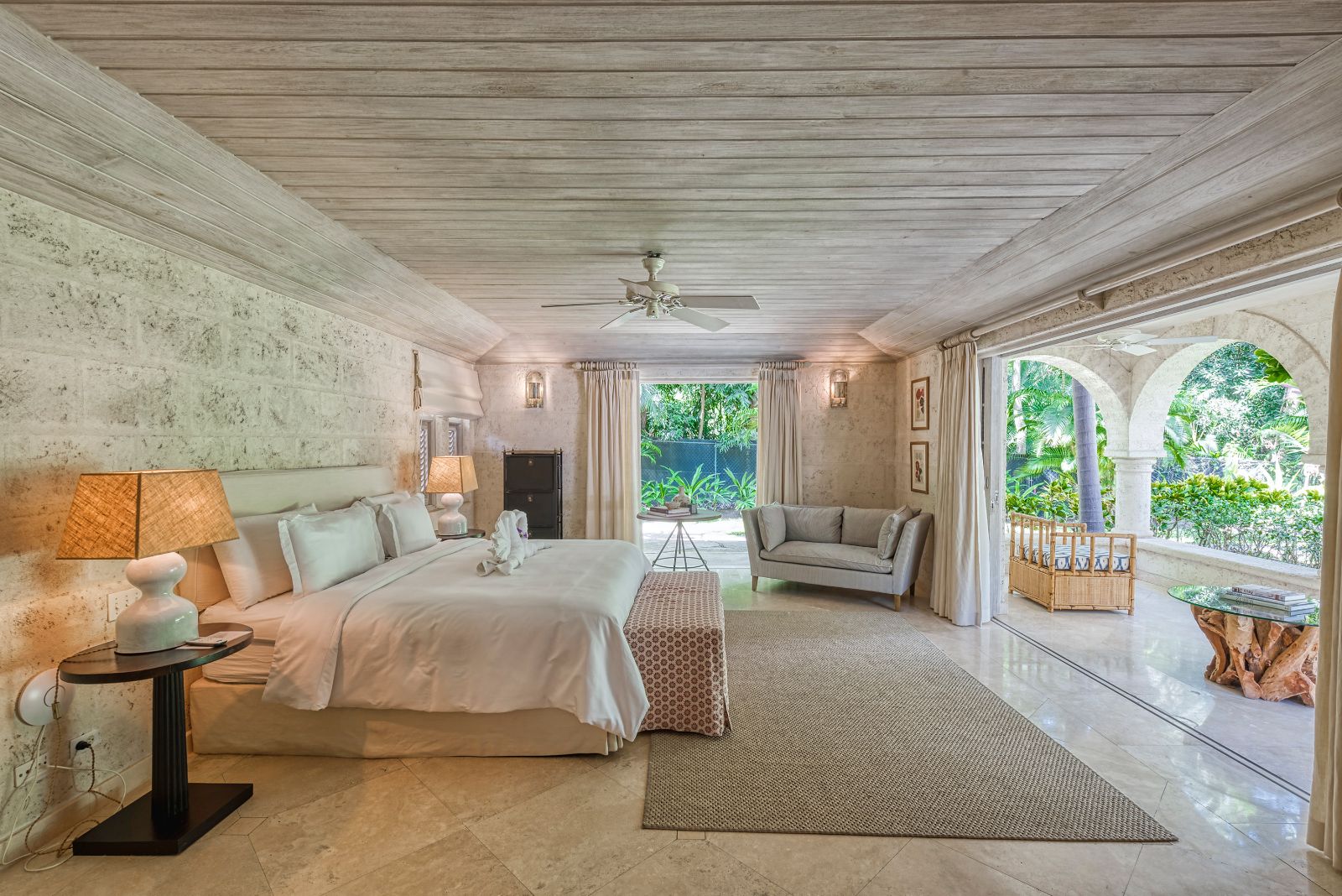 Bedroom 1 at Bluff House in Barbados
