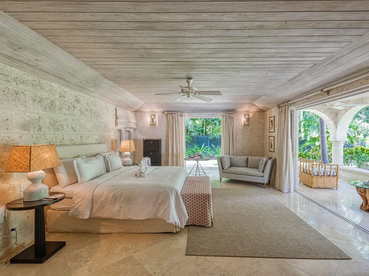Bedroom 1 at Bluff House in Barbados