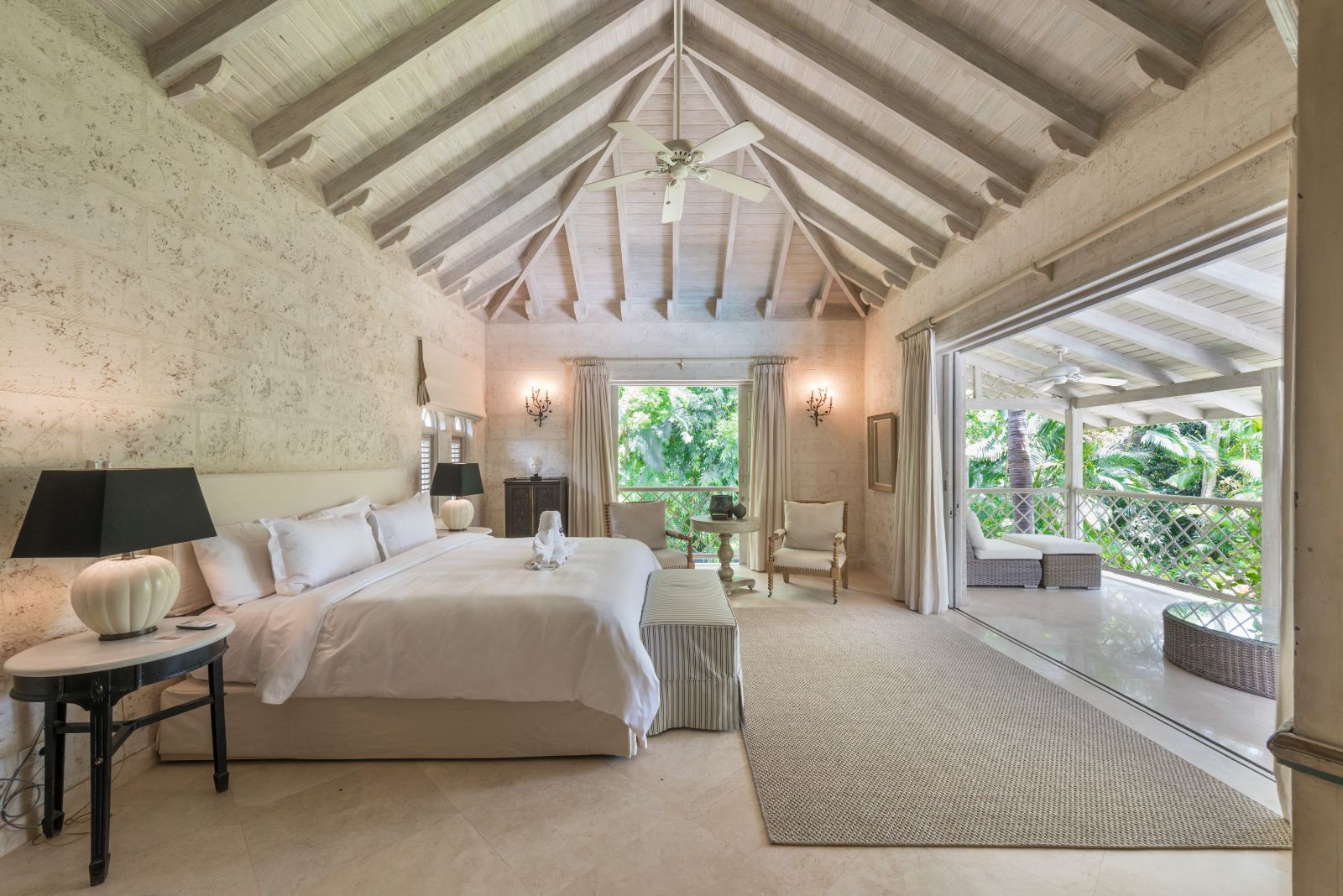 Bedroom 2 at Bluff House in Barbados