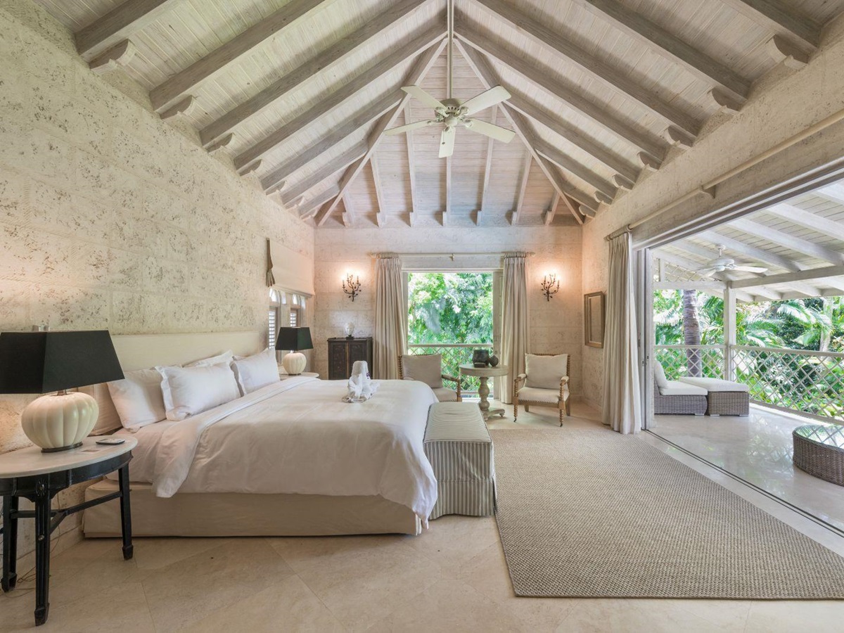 Bedroom 2 at Bluff House in Barbados