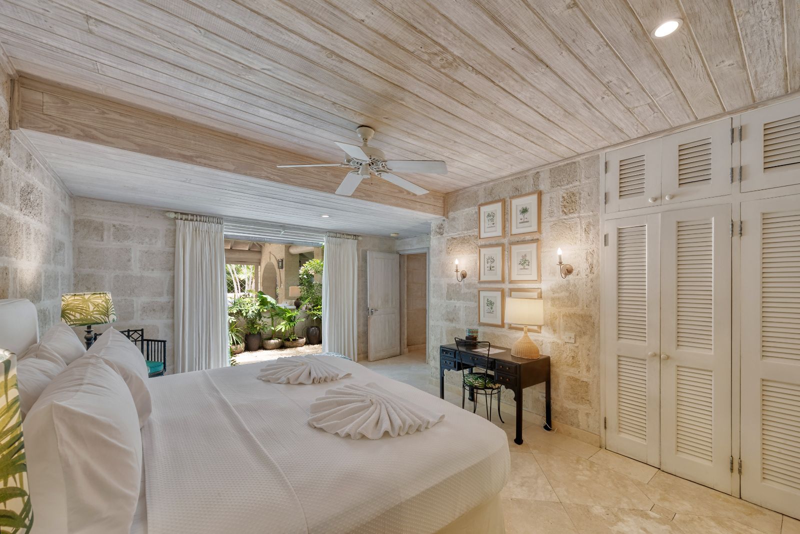 Bedroom 3 at Bluff House in Barbados