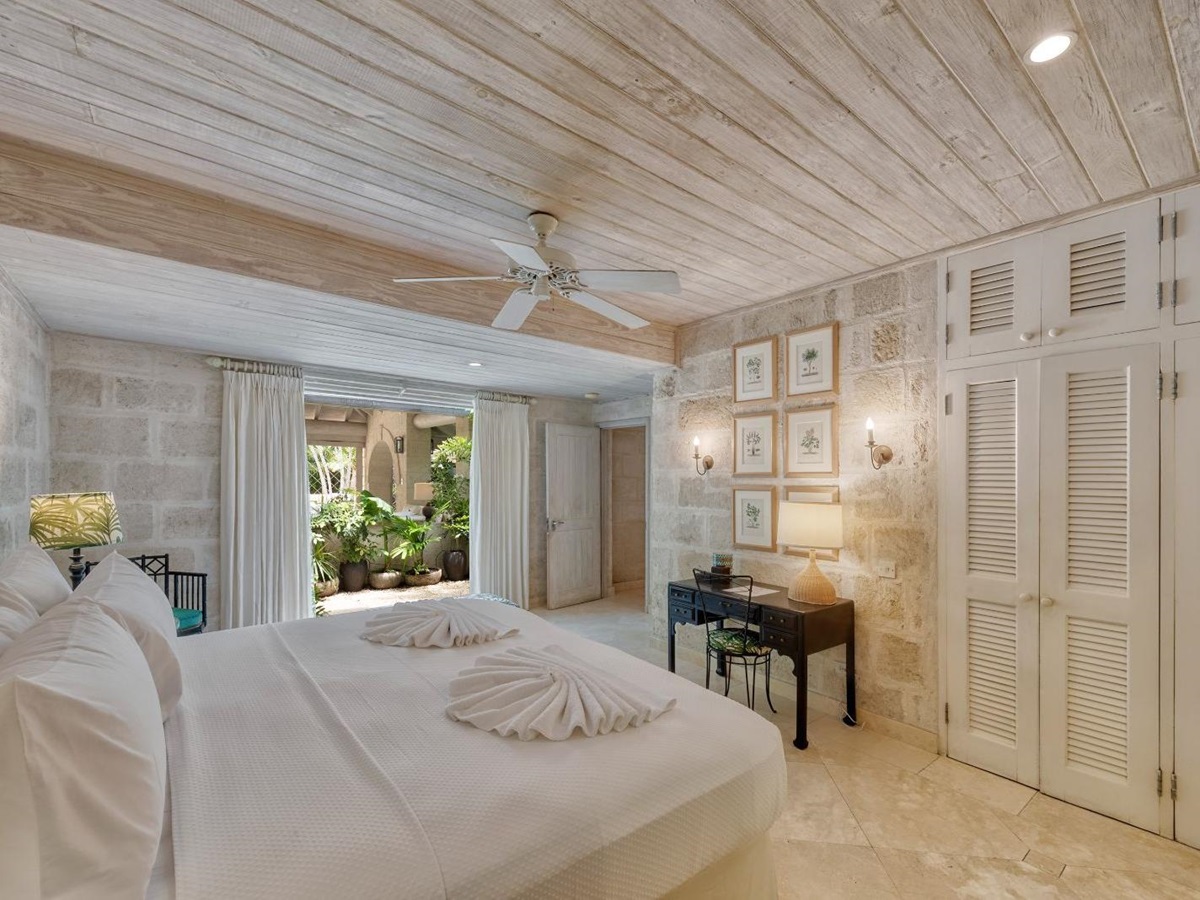 Bedroom 3 at Bluff House in Barbados