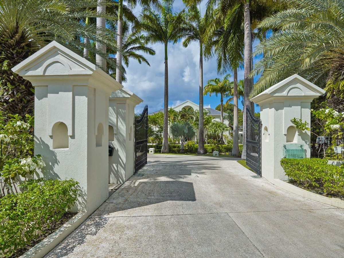 Driveway Entrance at Bohemia in Barbados