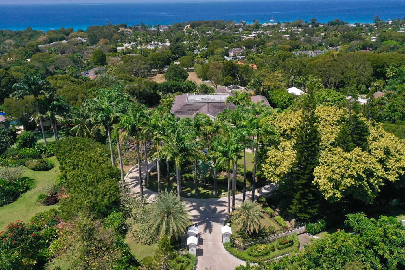 Driveway at Bohemia in Barbados
