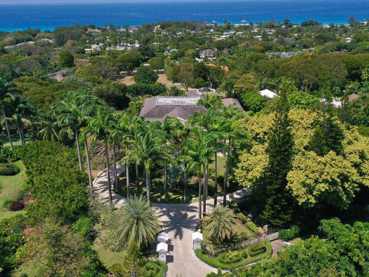 Driveway at Bohemia in Barbados