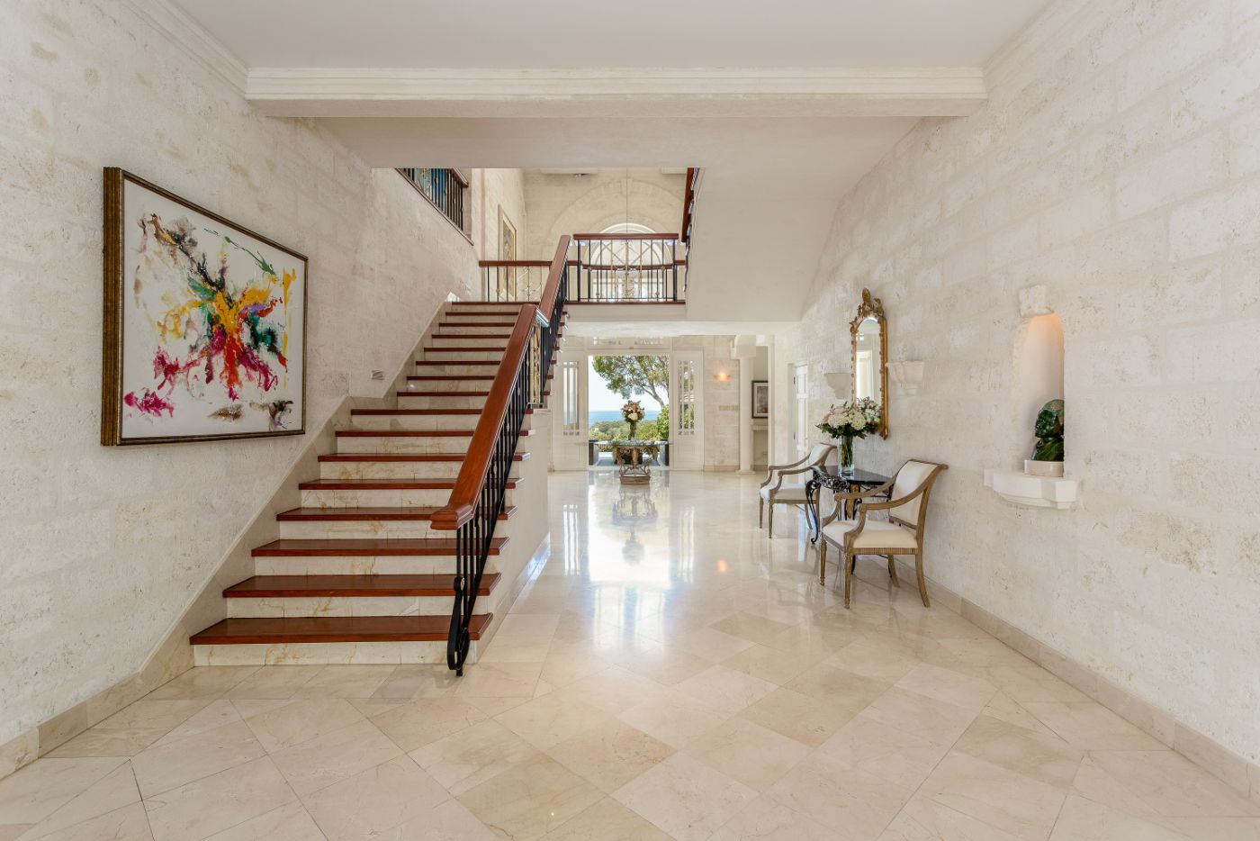 Foyer at Bohemia in Barbados