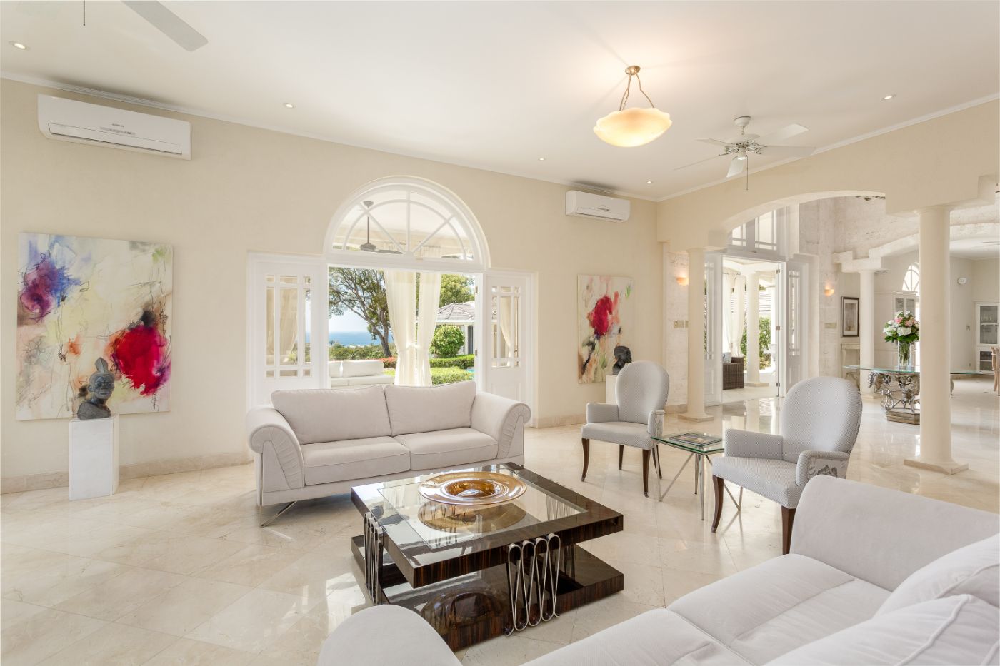 Living Room at Bohemia in Barbados
