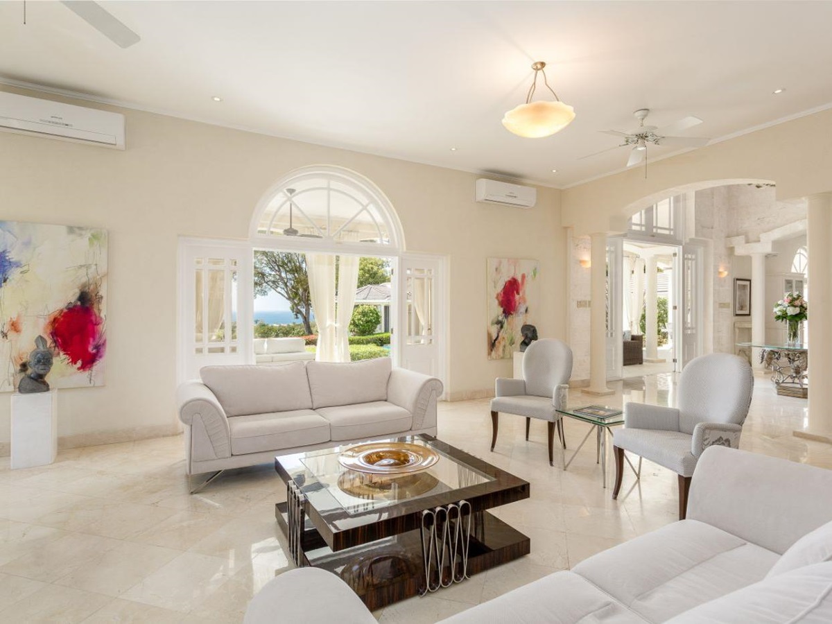 Living Room at Bohemia in Barbados